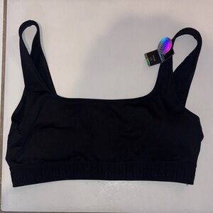PINK Women's Black Sports Bra NWT